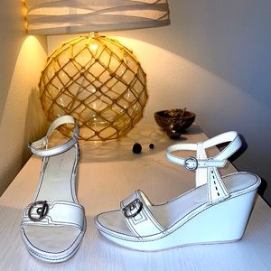 White Platform Sandal